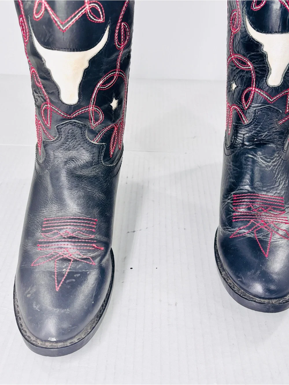 Justin Black - Size 4 Kid boots